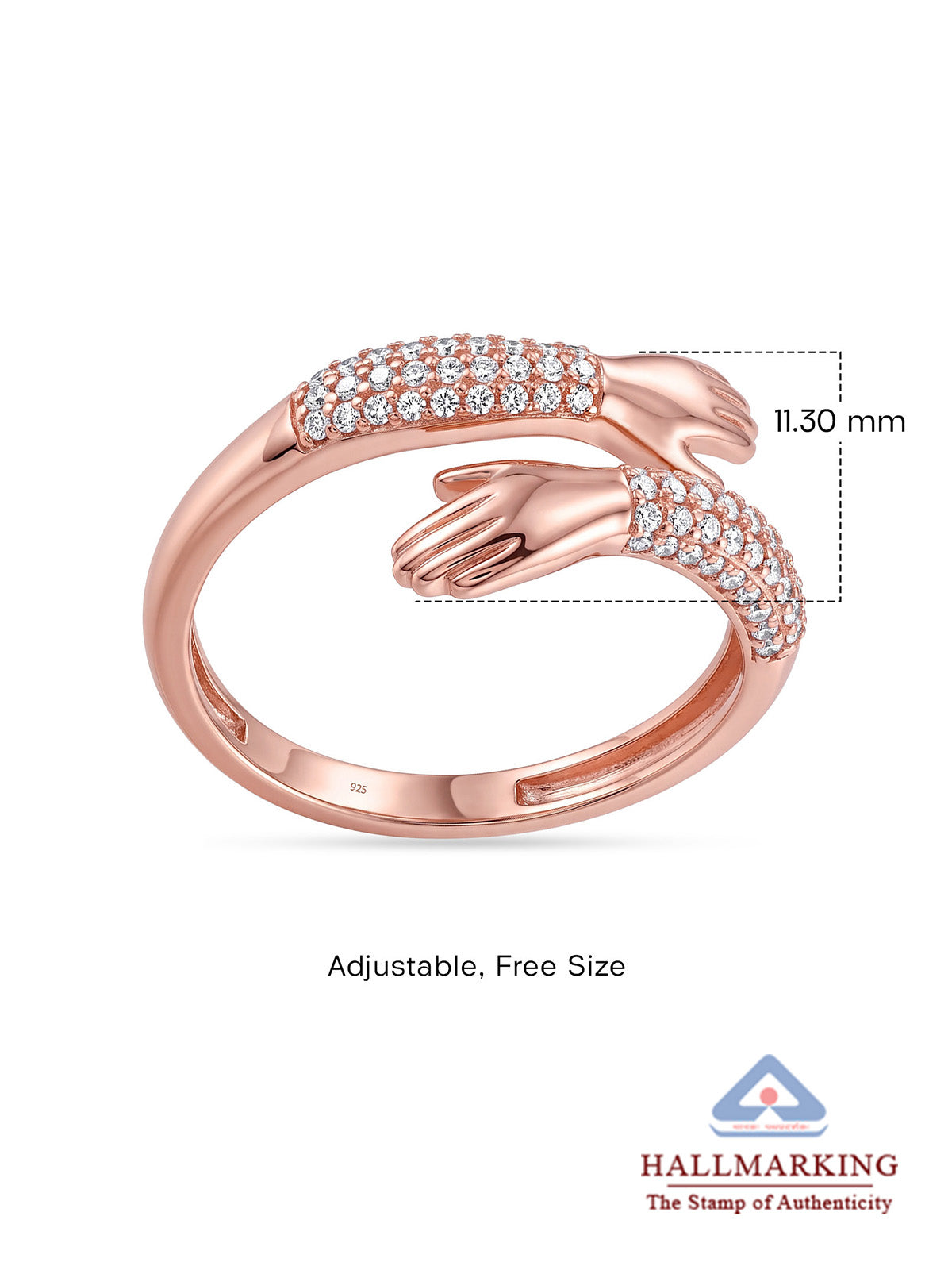 Amora Hand Embrace Ring