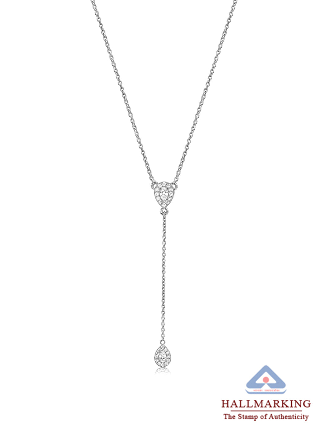 Duetta CZ Lariat Y-Women's Necklace