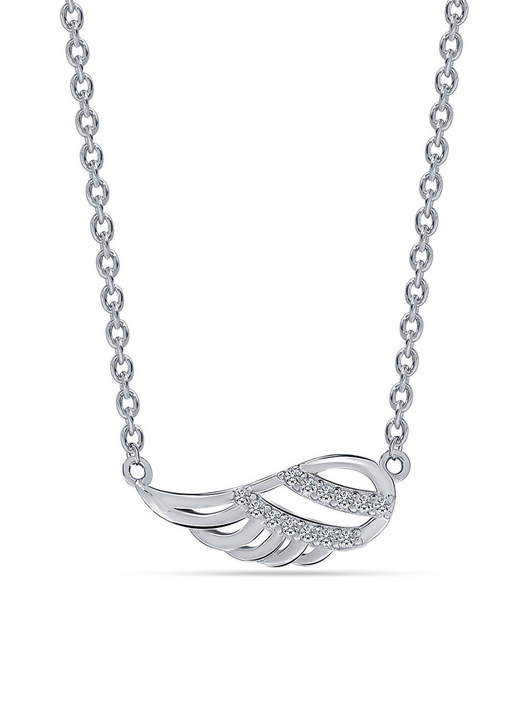 Seraphina CZ Angel Wing Kid's Necklace