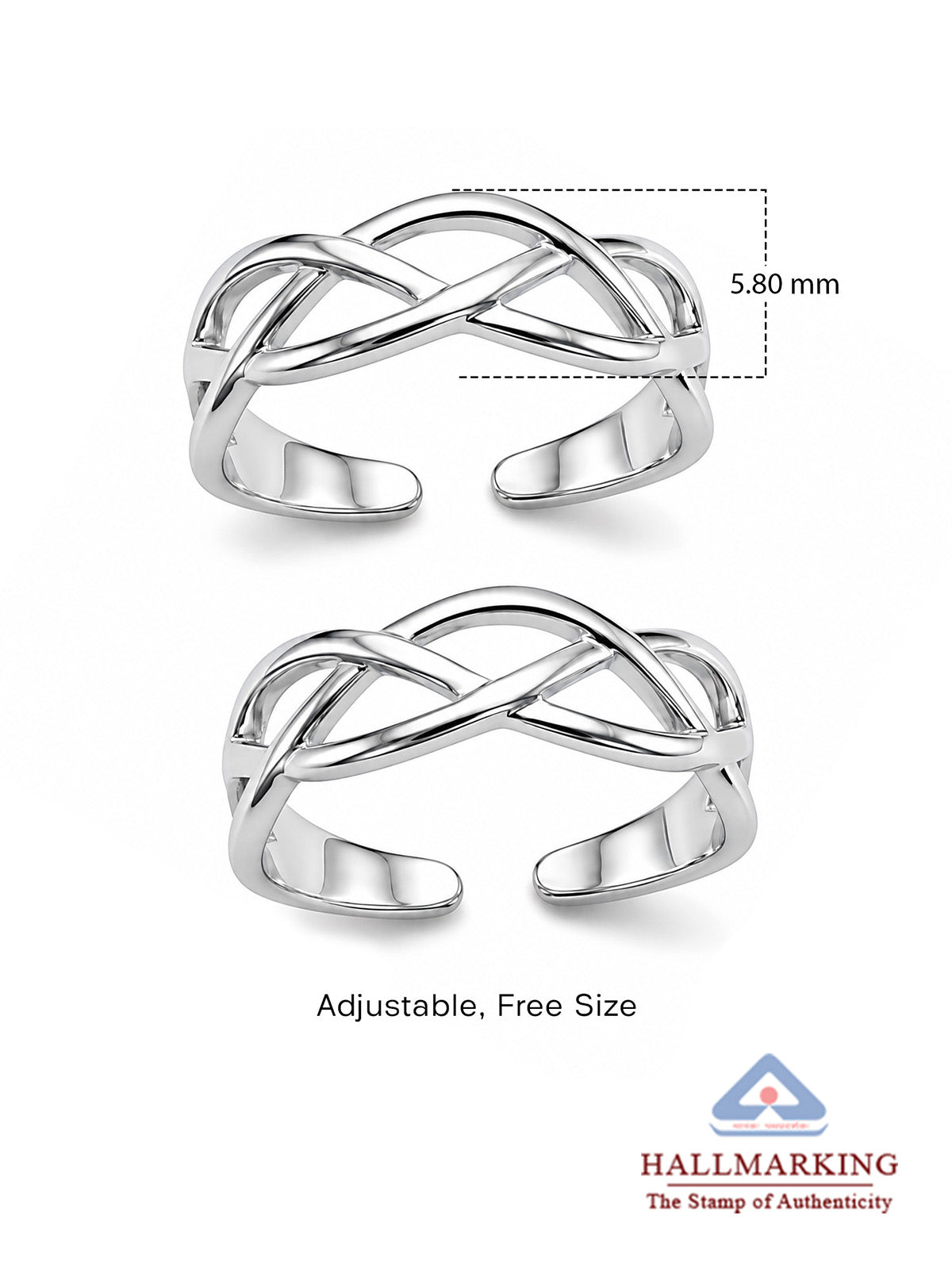 Everlyn Infinity Women's Toe Ring