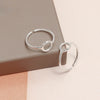 925 Sterling Silver Classical Simple Plain Toe Ring for Women