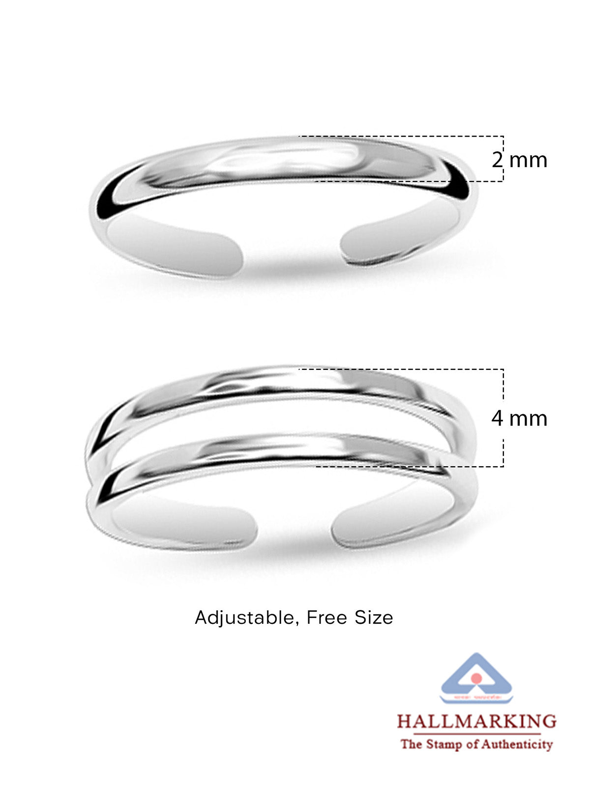 Serene Grace Minimalist Toe Ring