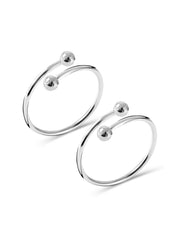 Open Bead-End Adjustable Toe Ring