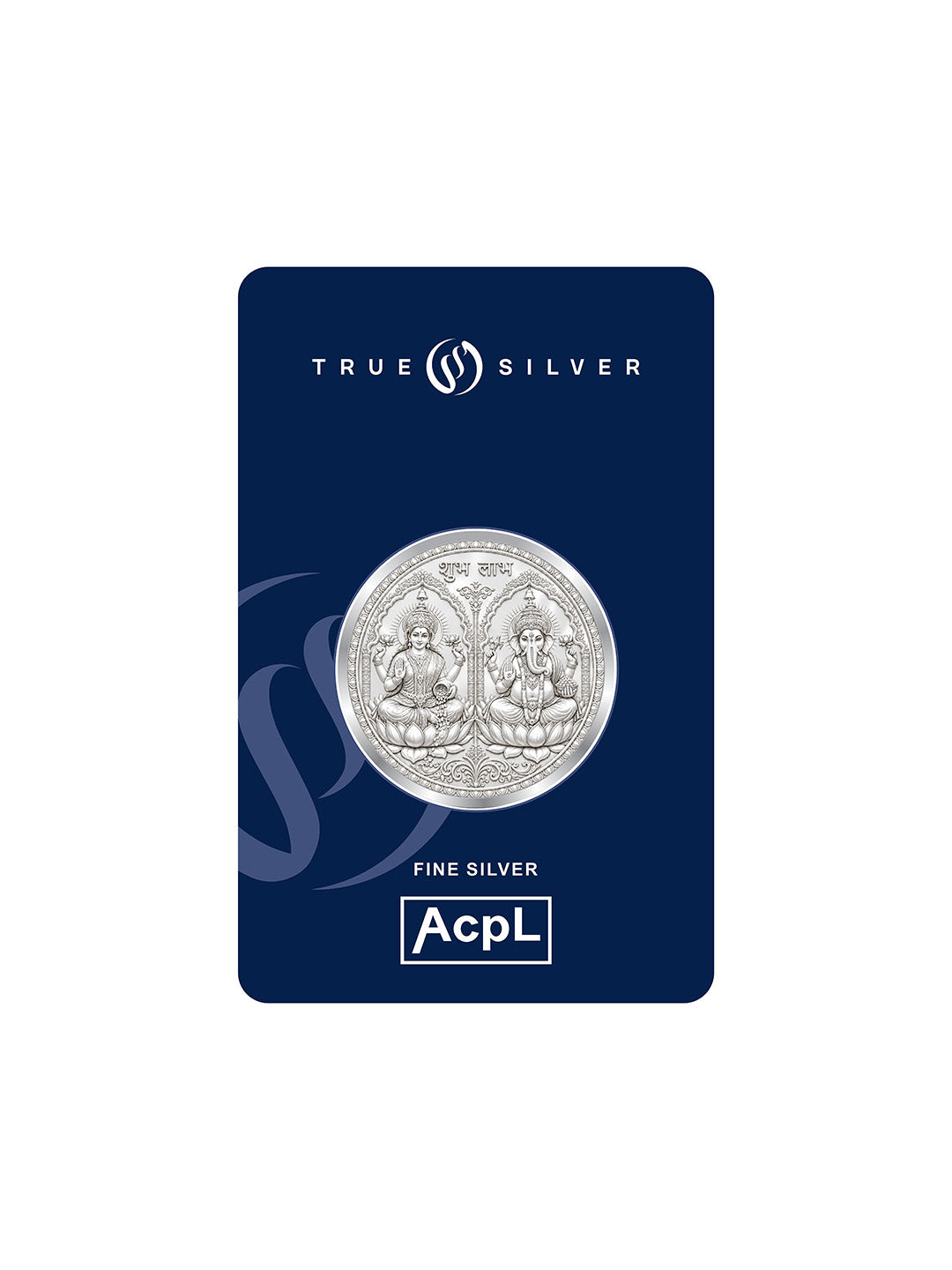 Ganesh Lakshmi JI Round Silver Coin 999 Pure