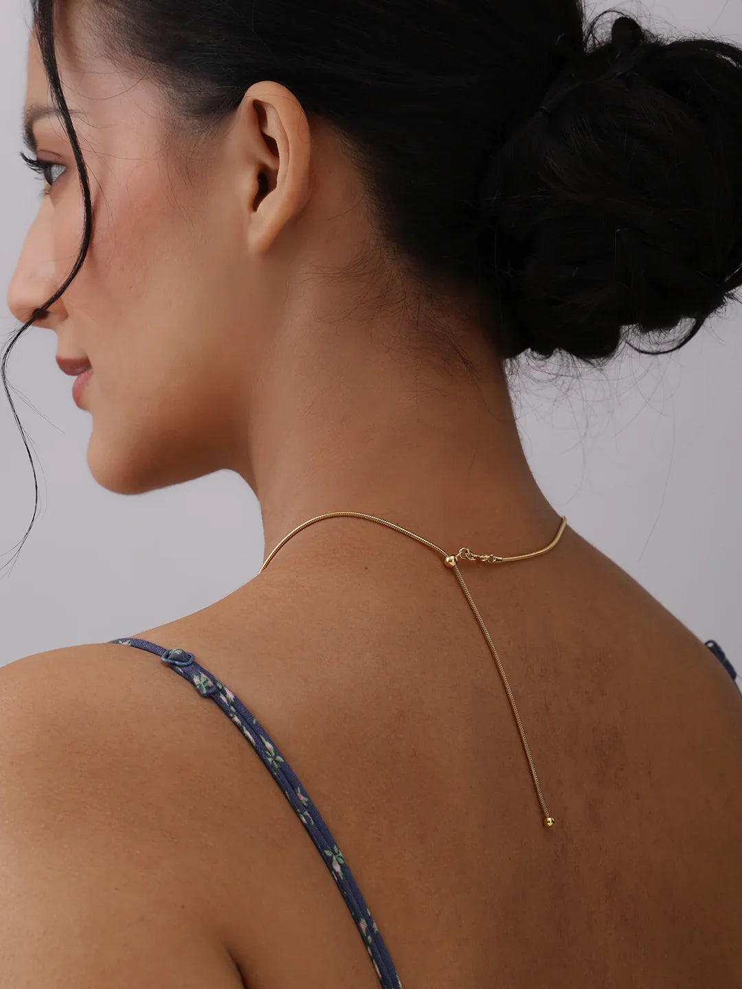 925 Sterling Silver Jewellery | 14K Gold-Plated Doro Classic Snake Necklace | acpl-ecom.myshopify.com