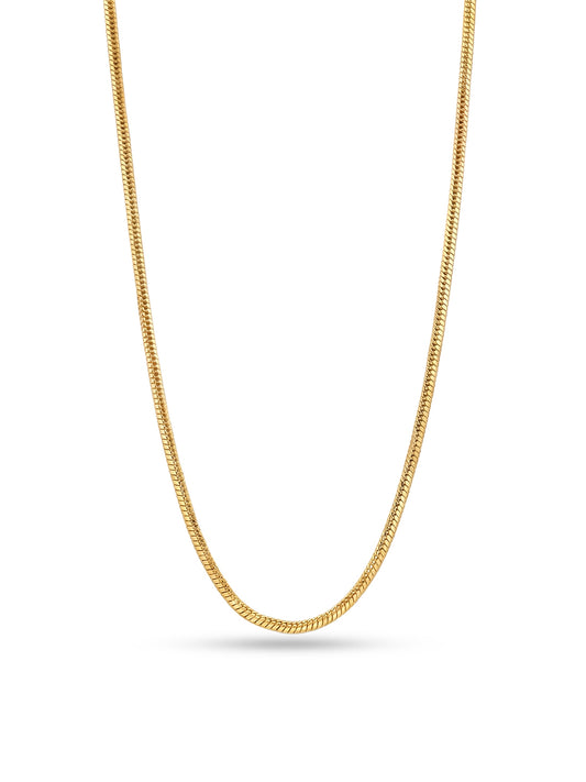 14K Gold-Plated Doro Classic Snake Necklace