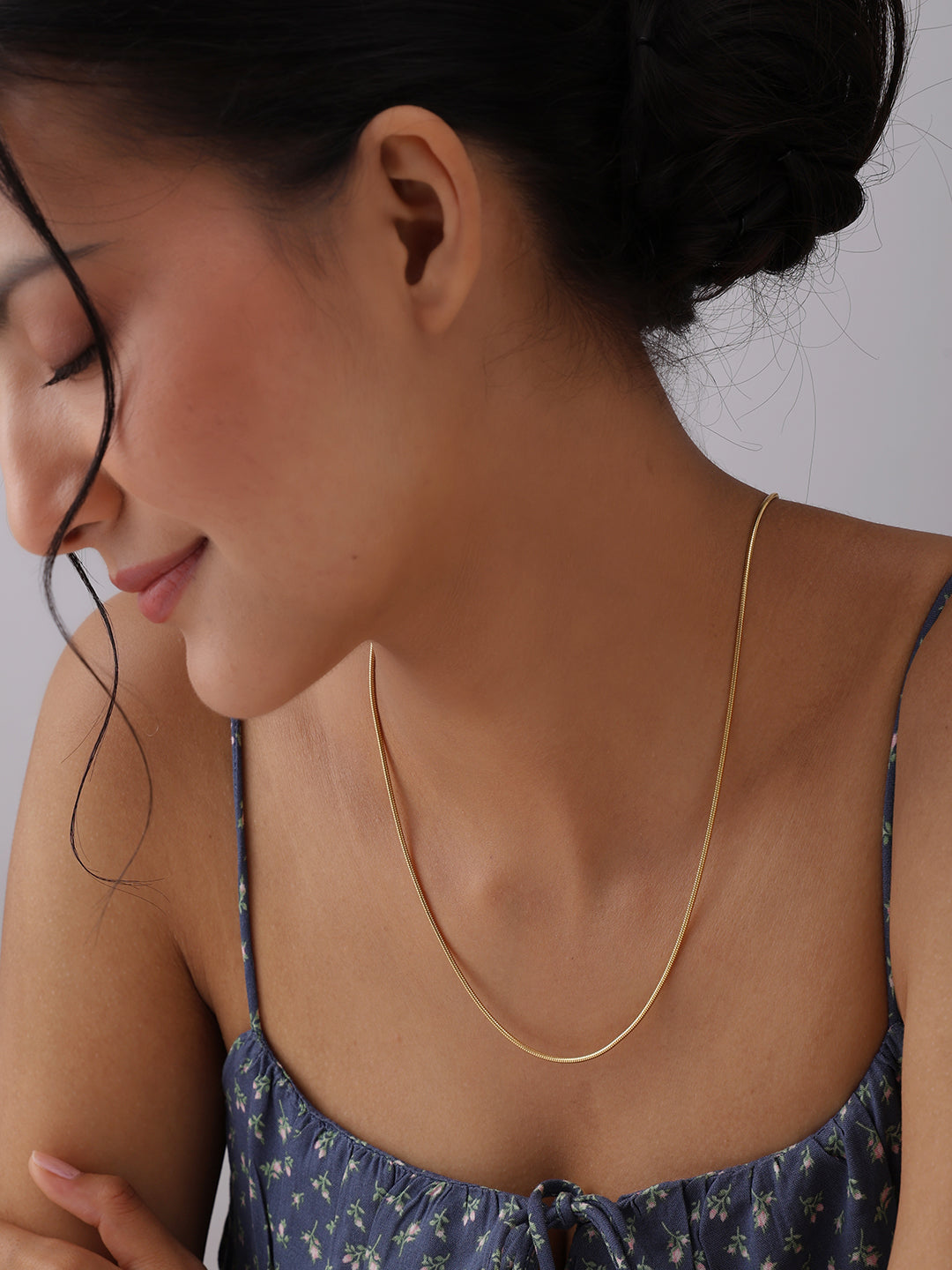 14K Gold-Plated Doro Classic Snake Necklace
