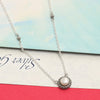 925 Sterling Silver Cavier Pearl Pandent Necklace for Teen and Women