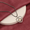 925 Sterling Silver Antique Mother of Pearl Heart Pendant Necklace for Women and Girls
