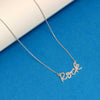 925 Sterling Silver Rock Hypoallergenic Cubic Zirconia Pendant Necklace for Women