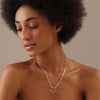 925 Sterling Silver Elegant Open North Star Paperclip Link Chain Pendant Necklace for Women Teen