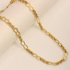 925 Sterling Silver 14K Gold Plated Rolo Link Chain Necklaces for Women Teen