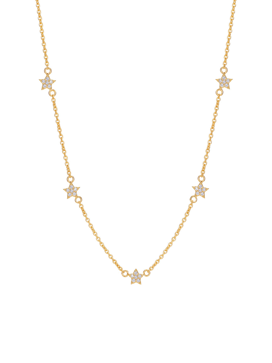 Gold Station Necklace