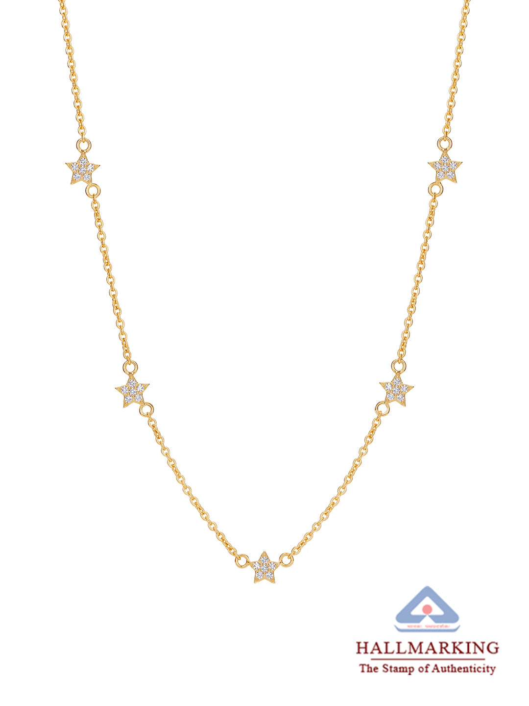 Gold Station Necklace