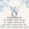 925 Sterling Silver Adjustable Knot Twisted Circle Pendant Necklace With Gift Card for Women Teen