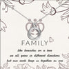 925 Sterling Silver Adjustable Knot Twisted Circle Pendant Necklace With Gift Card for Women Teen