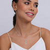 925 Sterling Silver Adjustable Knot Twisted Circle Pendant Necklace With Gift Card for Women Teen