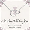 925 Sterling Silver Interlocking Infinity Double Circle Pendant Necklace With Gift Card for Women