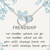 925 Sterling Silver Interlocking Infinity Double Circle Pendant Necklace With Gift Card for Women