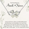 925 Sterling Silver Infinity Love Heart Shape Pendant Necklace With Gift Card for Women Teen and Girls