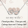 925 Sterling Silver Infinity Love Heart Shape Pendant Necklace With Gift Card for Women Teen and Girls