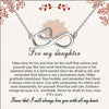 925 Sterling Silver Infinity Love Heart Shape Pendant Necklace With Gift Card for Women Teen and Girls