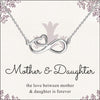 925 Sterling Silver Infinity Love Heart Shape Pendant Necklace With Gift Card for Women Teen and Girls