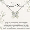 925 Sterling Silver Cubic Zirconia Interlocking Infinity Double Circle Pendant Necklace With Gift Card for Women Teen