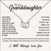 925 Sterling Silver Cubic Zirconia Interlocking Infinity Double Circle Pendant Necklace With Gift Card for Women Teen
