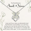 925 Sterling Silver Infinity Love Knot Heart Shape Pendant Necklace With Gift Card for Women Teen and Girls
