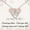 925 Sterling Silver Infinity Love Knot Heart Shape Pendant Necklace With Gift Card for Women Teen and Girls