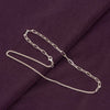 925 Sterling Silver Hypoallergenic Double Paperclip Links Chain & Popcorn Chain Necklace for Women