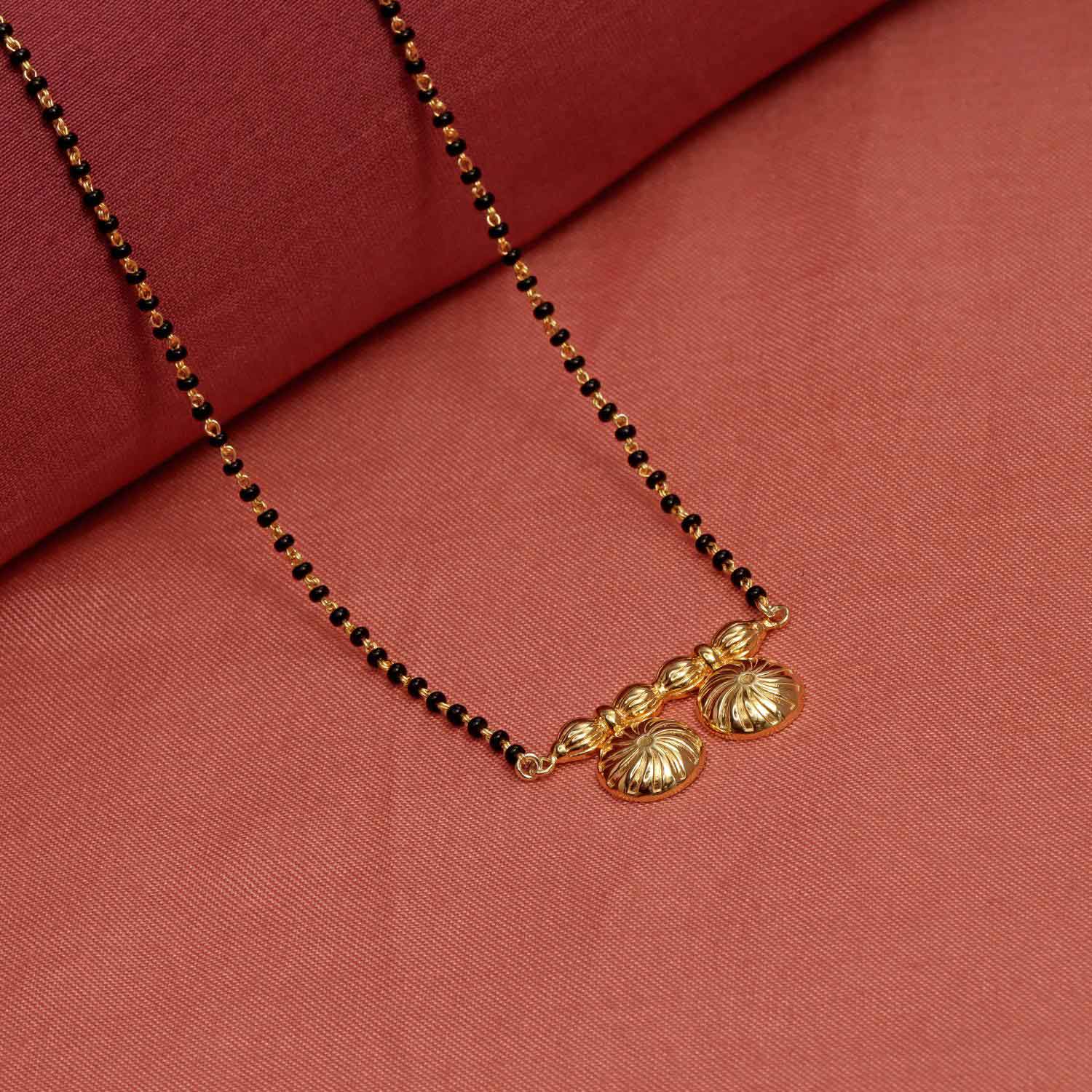 925 Sterling Silver Gold Plated Menka Mangalsutra for Women