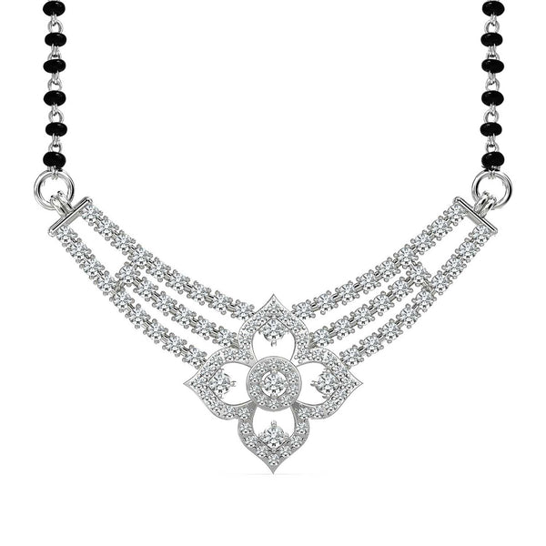 925 Sterling Silver CZ Imperial Mangalsutra for Women