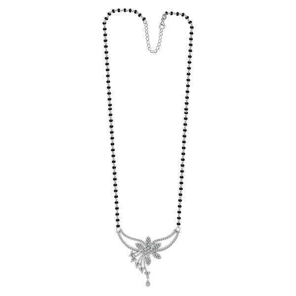 925 Sterling Silver Lovingly Floral Love Bond Mangalsutra for Women