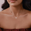 925 Sterling Silver Rose Gold Plated Love Bouquet Mangalsutra for Women