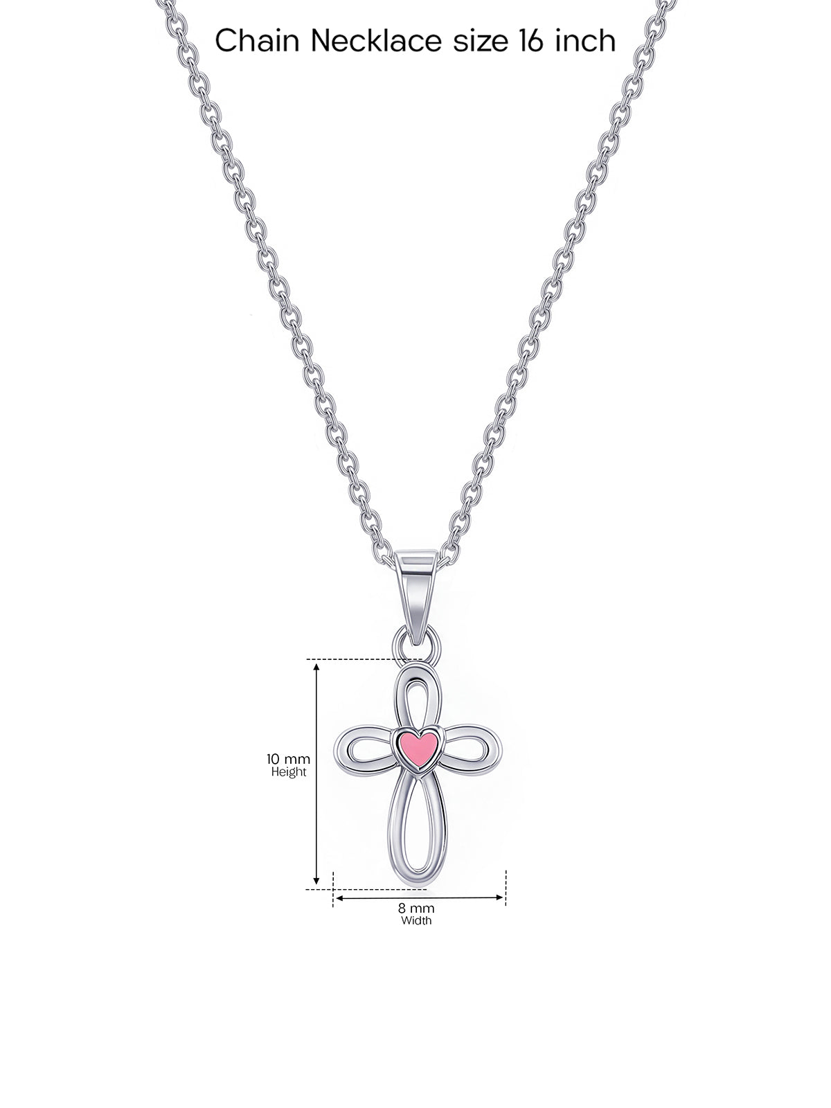 Silver Pendant Necklace for Kids