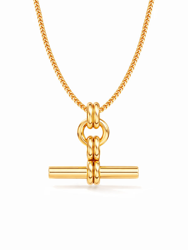 Tavo T-Bar Curb Women's Chain Necklace