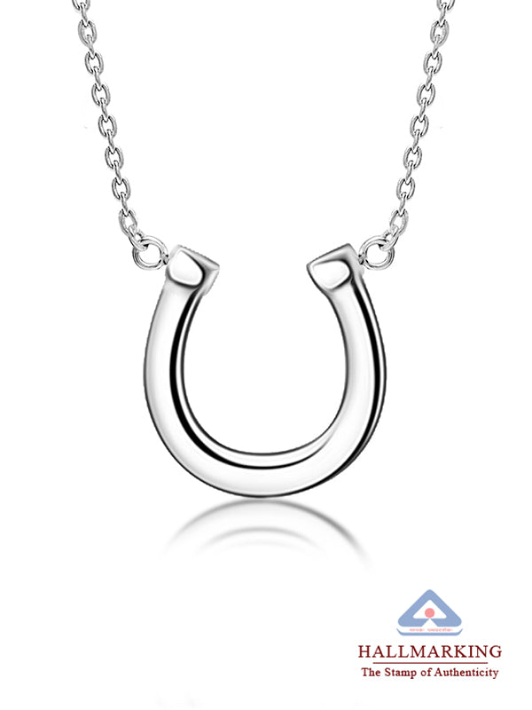 14K Rose Gold Rosabella Horseshoe Necklace