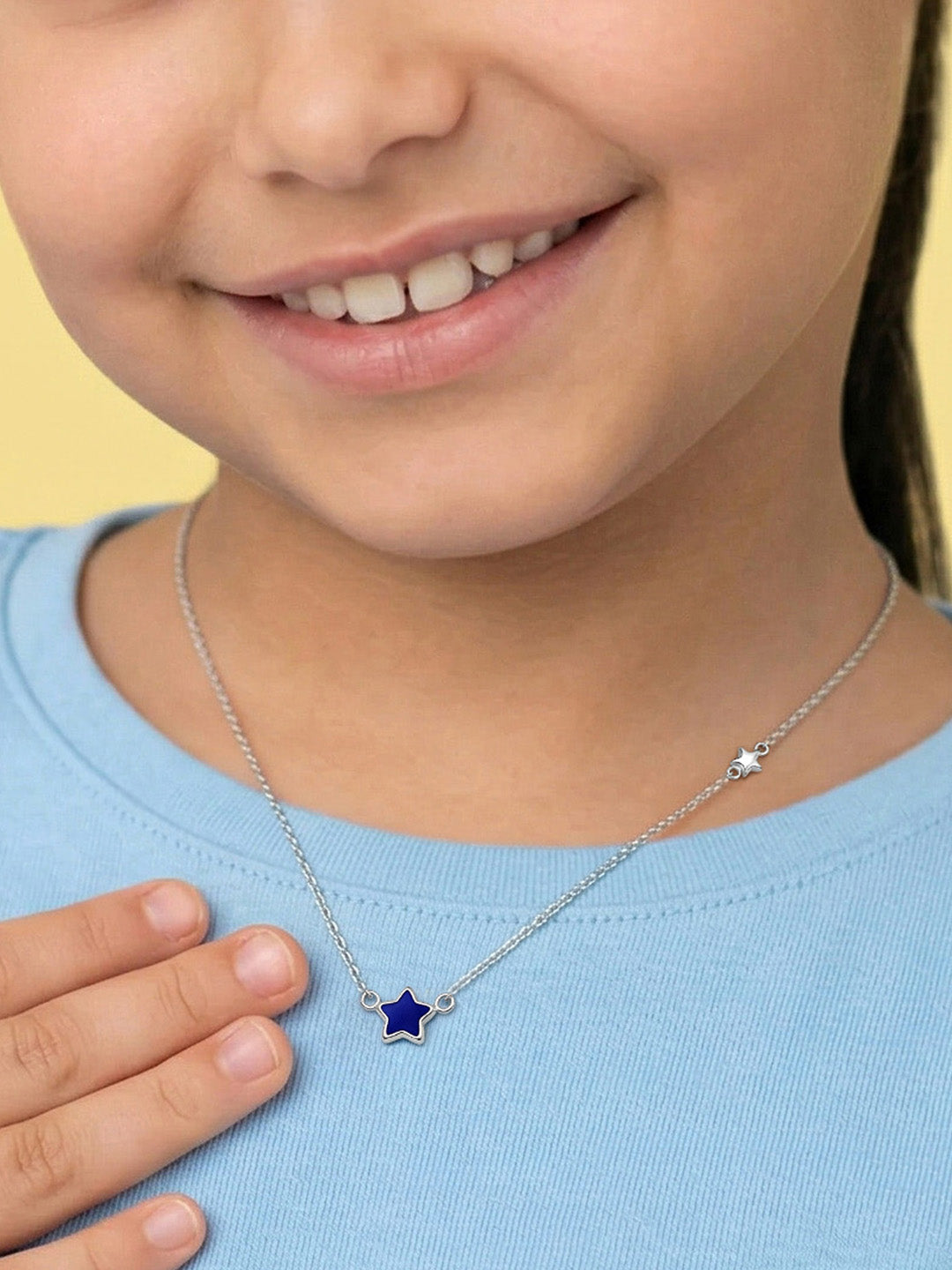 Star Shape Charm Necklace for Kids