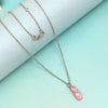 925 Sterling Silver Ballet Slippers Shoes Necklace Gift for 4 Years and above Kids Girl
