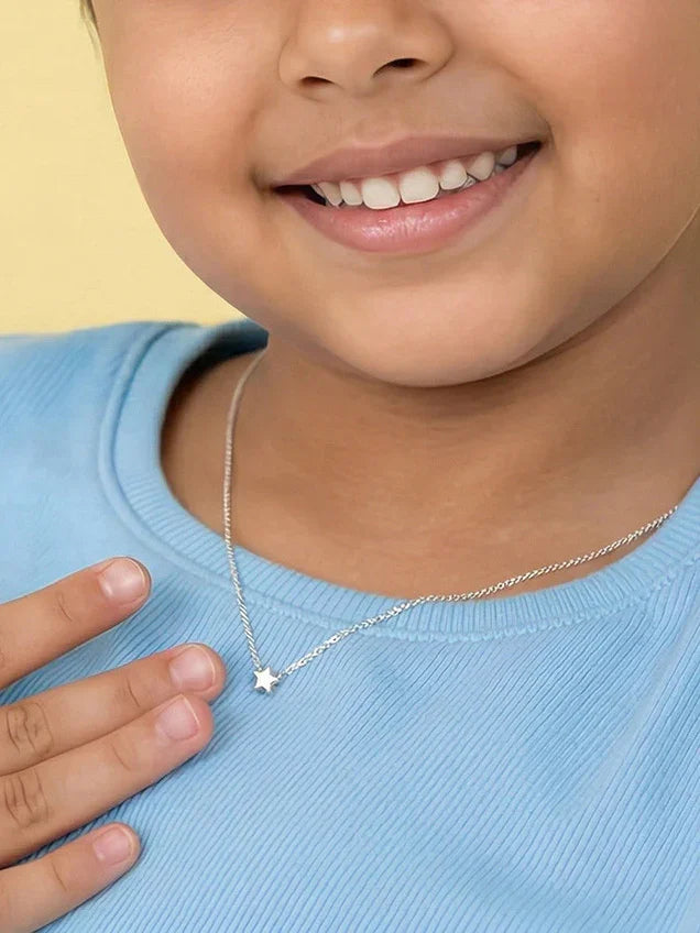 Astra Puffed Star Kids' Necklace
