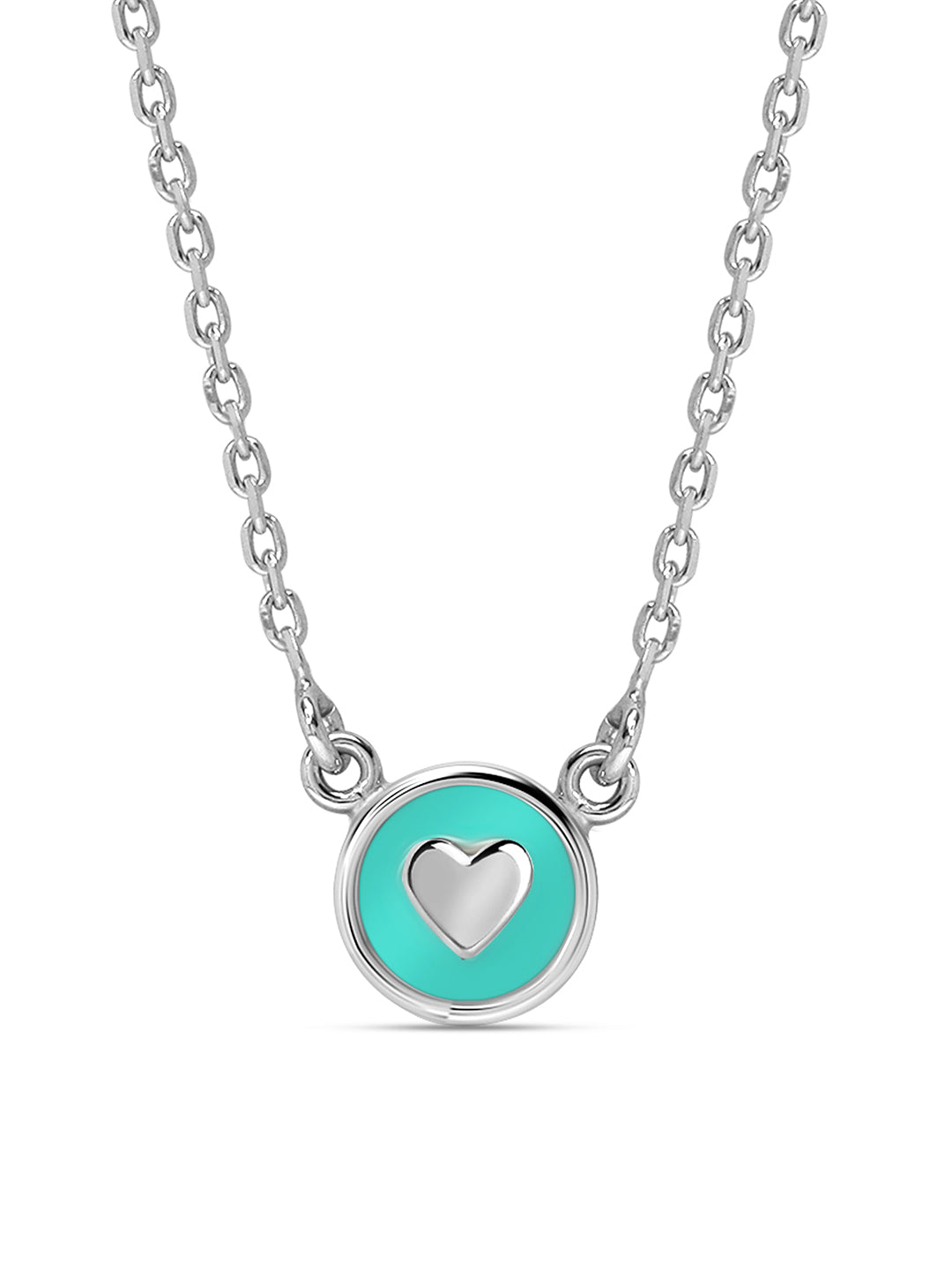 Simple Heart Pendant Necklace for Kids