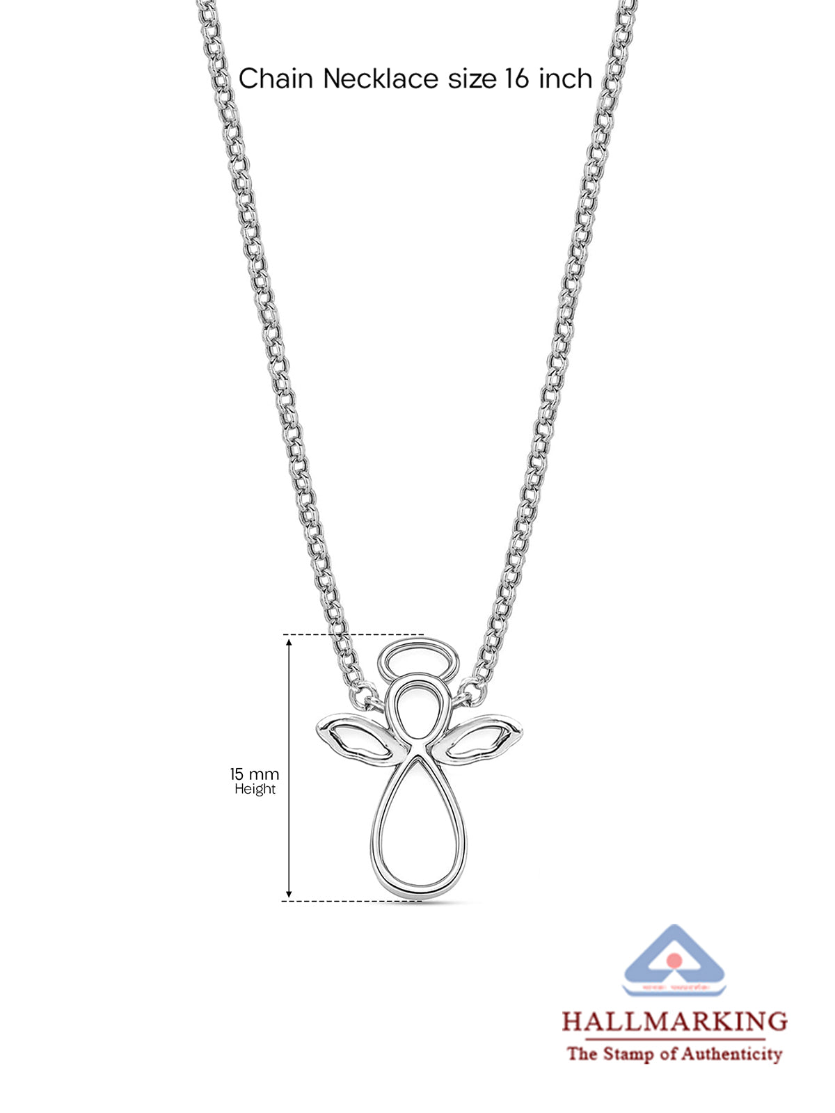 Guardian Angel Pendant Necklace