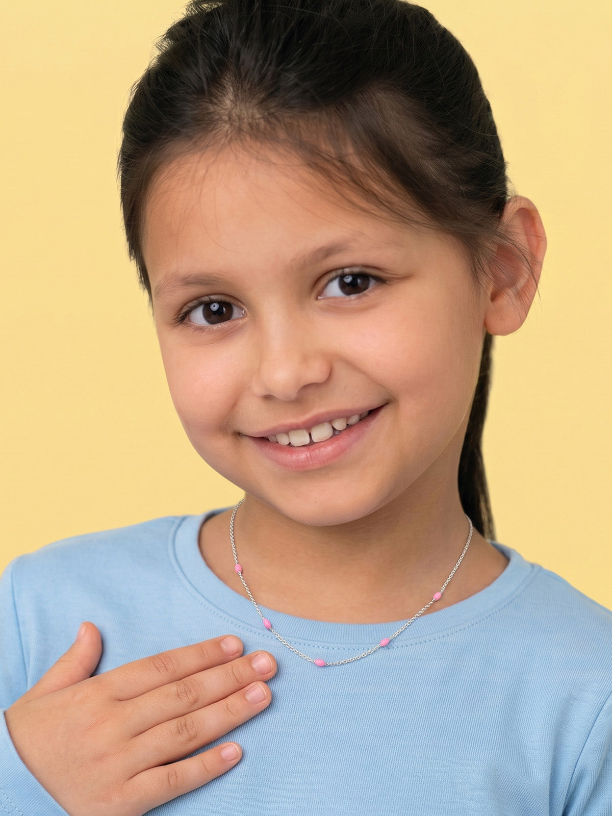 Kids Dual Tone Everyday Necklace