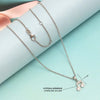 925 Sterling Silver Zirconia Musical Note Necklace for 4 and above Years Children | Gifts for Kids