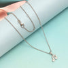 925 Sterling Silver Zirconia Musical Note Necklace for 4 and above Years Children | Gifts for Kids