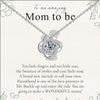 925 Sterling Silver Adjustable Sparkling CZ Love-Knot Pendant Necklace With Gift Card for Women