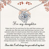 925 Sterling Silver Adjustable Sparkling CZ Love-Knot Pendant Necklace With Gift Card for Women