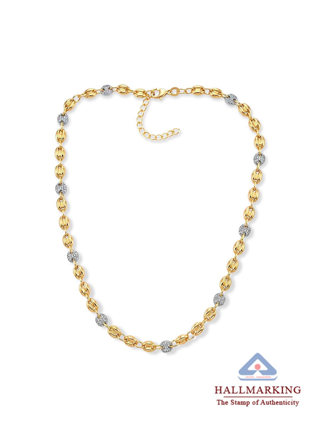 CZ Accent Layered Gold Necklace